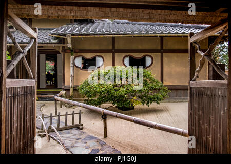 Herbst Besuch in Shisen-Tempel (Haus der Dichter), Kyoto, Japan Stockfoto