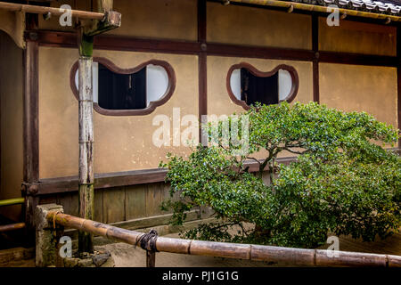 Herbst Besuch in Shisen-Tempel (Haus der Dichter), Kyoto, Japan Stockfoto