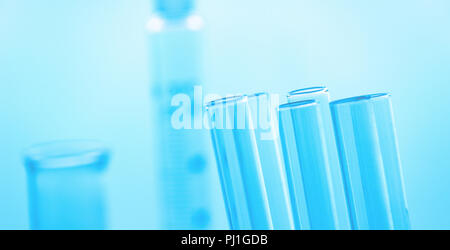 Die medizinische Wissenschaft Laborglas, wissenschaftliche Ausrüstung für die Recherche in der Medizin und Chemie Stockfoto