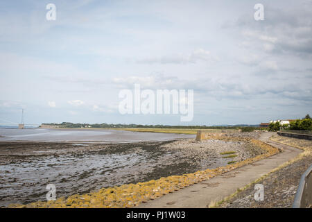 Die Severn Weg ist ein Wanderweg entlang der gesamten Severn Valley von der Quelle bis zum Meer. Dieser Abschnitt ist in South Gloucestershire, in der Nähe von Bristol Stockfoto