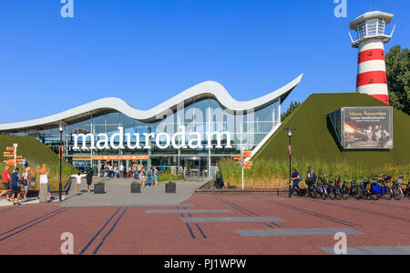 Scheveningen, Niederlande - September 02, 2018: Madurodam Miniatur Park in Scheveningen Stockfoto