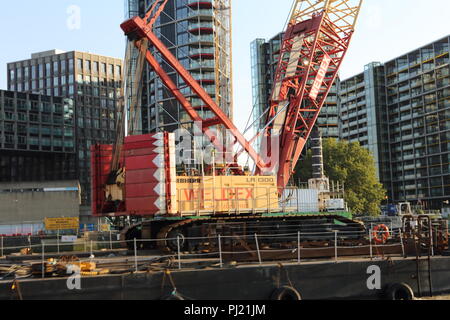 London von der Themse Stockfoto