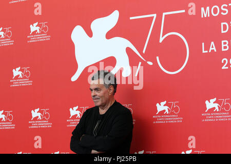 Europa, Italien, Lido di Venezia, 03. September 2018: der Regisseur Amos Gitai am Fotoshooting der Film" einen Brief an einen Freund in Gaza". 75. Internationalen Filmfestival von Venedig. Foto © ottavia Da Re/Sintesi/Alamy leben Nachrichten Stockfoto