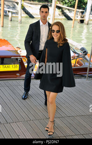 Venedig, Italien. 04 Sep, 2018. 75. Filmfestival von Venedig 2018, Ankunft in darsena del Casino' di Natalie Portman Credit: Unabhängige Fotoagentur/Alamy leben Nachrichten Stockfoto