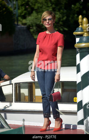 Venedig, Italien. 04 Sep, 2018. 75. Filmfestival von Venedig, Celebrity Sightings. Im Bild: Violante Placido Credit: Unabhängige Fotoagentur/Alamy leben Nachrichten Stockfoto