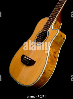 Turner RB20 Junior Burr Maple elektro Akustik Gitarre GROSSBRITANNIEN 2008 Stockfoto