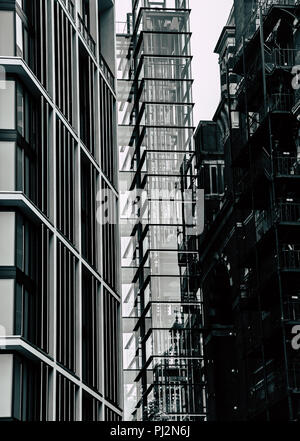 Die zeitgenössische Hyde Park Gebäude Stockfoto