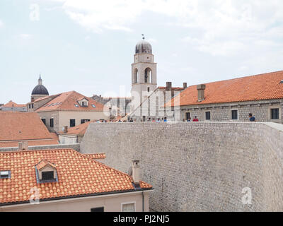 Dubrovnik, Kroatien - Juli 05, 2018: Blick auf die Altstadt von Dubrovnik, Kroatien Stockfoto