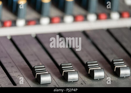 Audio Controller schwarz Farbe Stockfoto