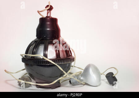 Beleuchtung Gerät zuvor in Fotolabors für den Fotodruck verwendet. Still Life Stockfoto