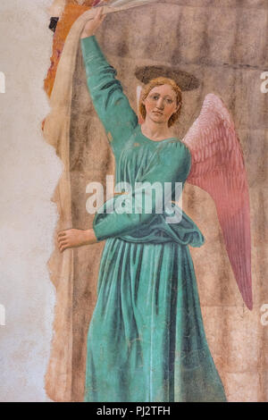 Madonna del Parto, Piero della Francesca, Museo della Madonna del Parto, Monterchi, Arezzo, Toskana, Italien Stockfoto