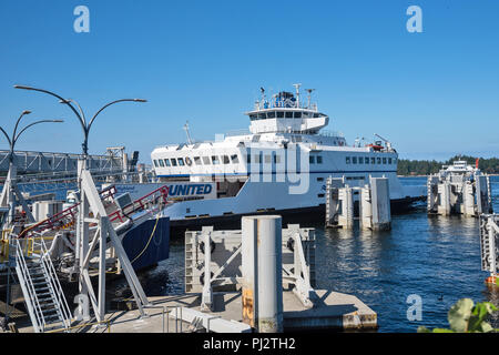 Fähre, Fähre, Victoria - Vancouver, Kanada Stockfoto