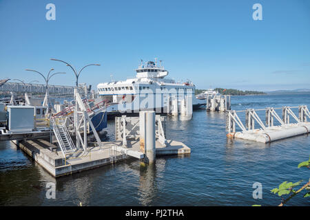 Fähre, Fähre, Victoria - Vancouver, Kanada Stockfoto