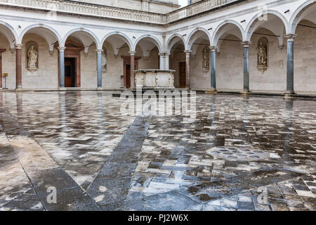 Abtei von Monte Cassino, Latium, Italien Stockfoto