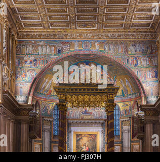 Mosaiken (5. Jahrhundert), die Basilika von Santa Maria Maggiore, Rom, Latium, Italien Stockfoto