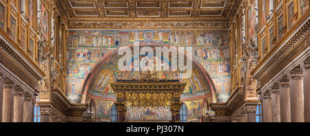 Mosaiken (5. Jahrhundert), die Basilika von Santa Maria Maggiore, Rom, Latium, Italien Stockfoto