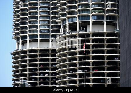 Marina City Twin Stockfoto