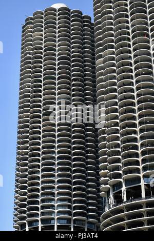 Marina City Twin Stockfoto