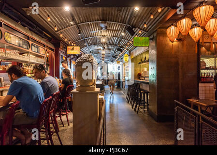 Israel, Tel Aviv - 18. August 2018: sarona Markt Stockfoto