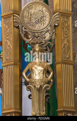 Tiffany Roman signal Licht, State Capitol Mall, Olympia, Washington Stockfoto