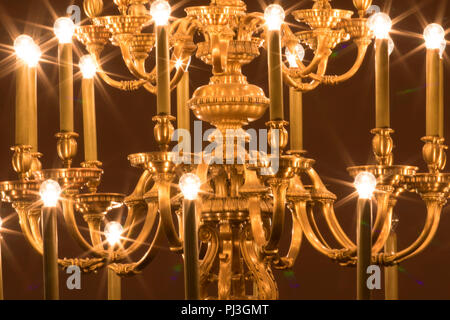 Tiffany Lampe, State Capitol Mall, Olympia, Washington Stockfoto