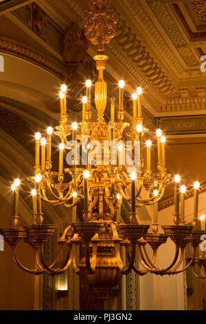 Tiffany Lampe, State Capitol Mall, Olympia, Washington Stockfoto