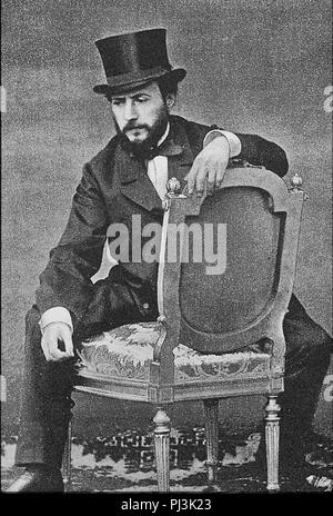 RETRATO DEL GENERAL PRIM, 1896. Stockfoto