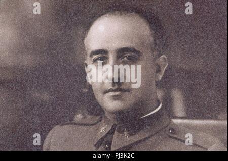FRANCISCO FRANCO BAHAMONTE HACIA 1923. Stockfoto