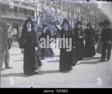 Baldomer Gili Roig. Les Rambles (Barcelona) c 1910. Stockfoto