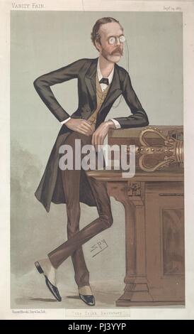 Arthur James Balfour, Vanity Fair, 1887-09-24. Stockfoto