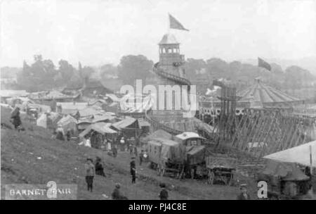 Barnett messe Attraktionen. Stockfoto