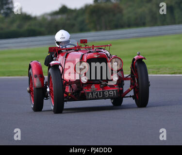 Edward Bradley, Aston Martin Ulster, vor dem Krieg Team Challenge, Aston Martin Owners Club Racing, Snetterton, Norfolk, England, Samstag, den 1. September 201 Stockfoto