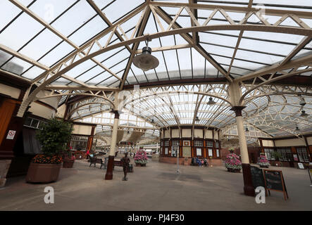 Allgemeine Ansicht eines Wemyss Bay Railway Station. Stockfoto