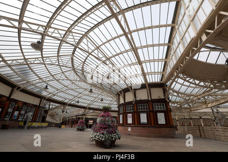 Allgemeine Ansicht eines Wemyss Bay Railway Station. Stockfoto