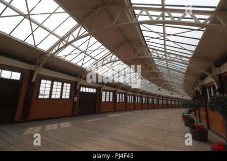 Allgemeine Ansicht eines Wemyss Bay Railway Station. Stockfoto