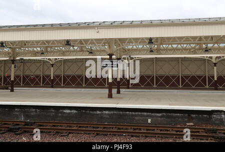 Allgemeine Ansicht eines Wemyss Bay Railway Station. Stockfoto