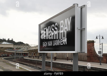 Allgemeine Ansicht eines Wemyss Bay Railway Station. Stockfoto