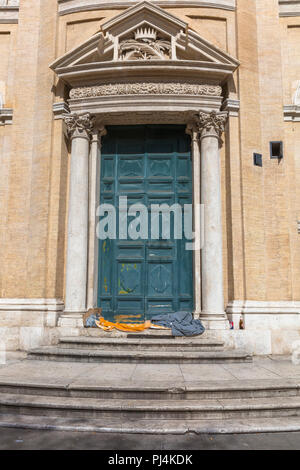 Portal der Oratorio dei Filippini, Oratorium des Heiligen Phillip Neri, Rom, Latium, Italien Stockfoto