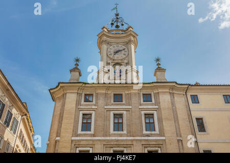 Torre dell'Orologio, Uhrturm, Piazza dell Orlogio, Rom, Latium, Italien Stockfoto