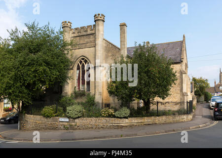 Die Boys School im Heritage Quarter von Calne Wiltshire, jetzt ein privates Haus. England, Großbritannien Stockfoto