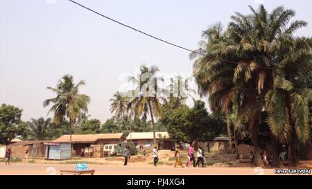 Bangui Dezember 2013 1. Stockfoto