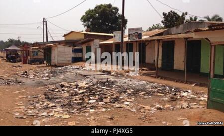 Bangui Dezember 2013 3. Stockfoto