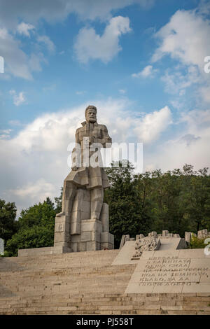 Kalofer, Bulgarien - 25. August 2018: Gedenkstätte "Hristo Botev" in Kalofer - das historische Erbe Bulgariens Stockfoto