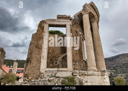 Tempel der Vesta, Tivoli, Latium, Italien Stockfoto