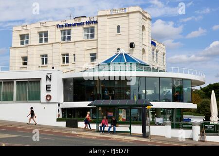 Hermitage Hotel und NEO Restaurant auf Exerter Road, Bournemouth, Großbritannien Stockfoto