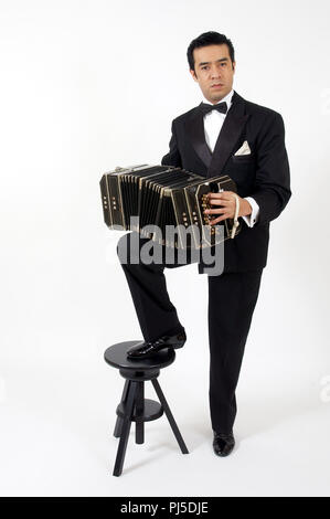 Professionelle Tanzlehrer und tango Dance Masters aus Buenos Aires Demonstration klassischer argentinischer Tango Posen Stockfoto