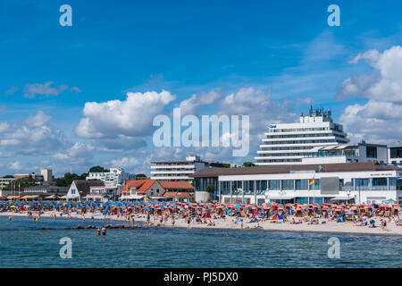 Ostseestrand, Ostseebad (Gem. Groemitz blieben) am 14.08.2017 Ostholstein, Schleswig-Holstein Stockfoto