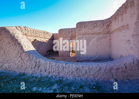 Casas Grandes (Paquime), eine prähistorische Ausgrabungsstätte in Chihuahua, Mexiko. Es ist ein UNESCO Weltkulturerbe. Stockfoto