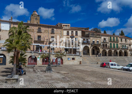 Plaza Mayor, Trujillo, Extremadura, Spanien Stockfoto