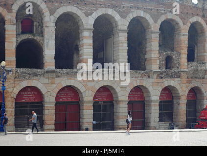 Die Arena in der Piazza Bra verona italien Stockfoto